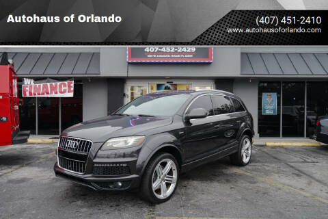 2014 Audi Q7 for sale at Autohaus of Orlando in Orlando FL