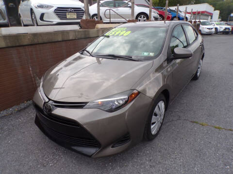 2018 Toyota Corolla for sale at WORKMAN AUTO INC in Bellefonte PA