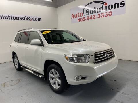 2010 Toyota Highlander for sale at Auto Solutions in Warr Acres OK