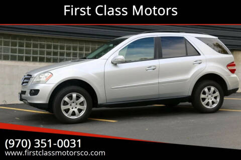 2006 Mercedes-Benz M-Class for sale at First Class Motors in Greeley CO