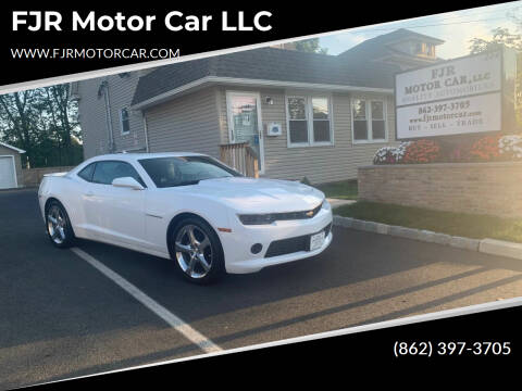 2015 Chevrolet Camaro for sale at FJR Motor Car LLC in Mine Hill NJ