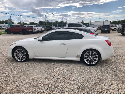 2010 Infiniti G37 Coupe for sale at KEATING MOTORS LLC in Sour Lake TX