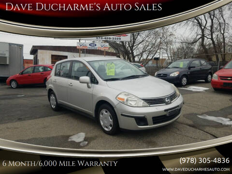 2008 Nissan Versa for sale at Dave Ducharme's Auto Sales in Lowell MA