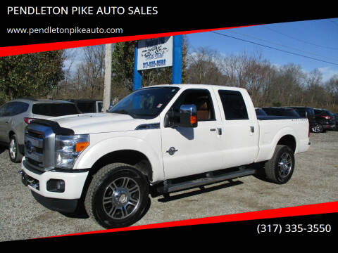 2016 Ford F-350 Super Duty for sale at PENDLETON PIKE AUTO SALES in Ingalls IN