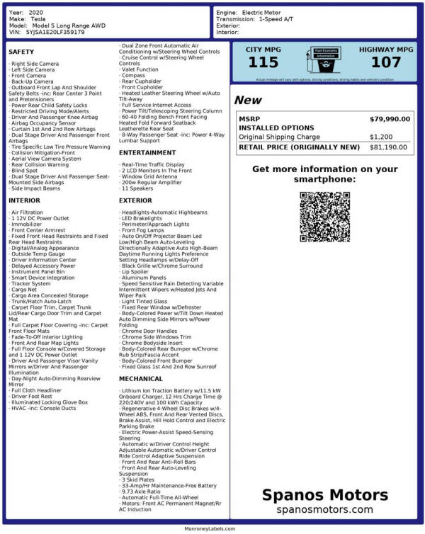 2020 Tesla Model S