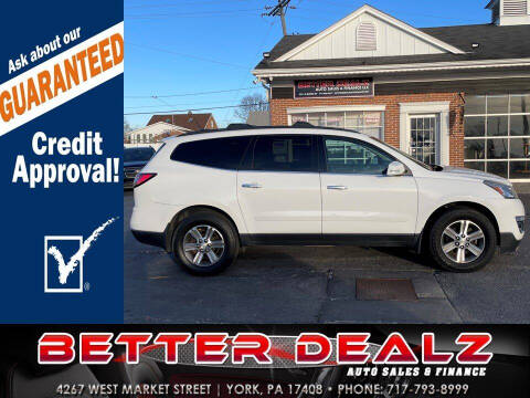 2016 Chevrolet Traverse for sale at Better Dealz Auto Sales & Finance in York PA