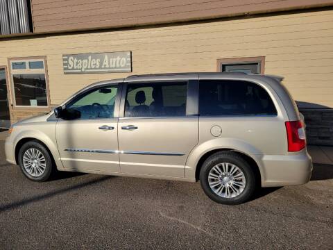 2016 Chrysler Town and Country for sale at STAPLES AUTO SALES in Staples MN