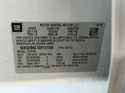 2016 Chevrolet Tahoe LT