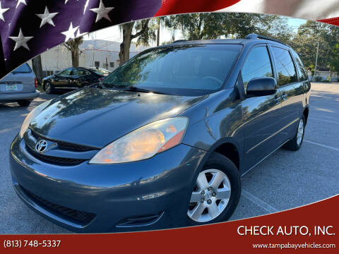 2009 Toyota Sienna for sale at CHECK AUTO, INC. in Tampa FL