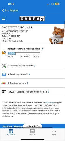 2017 Toyota Corolla LE