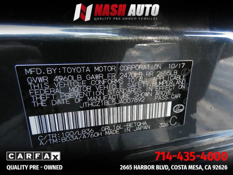 2018 Lexus GS 350 F SPORT