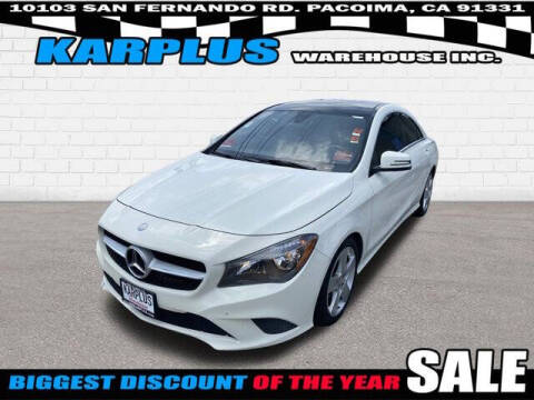 2016 Mercedes-Benz CLA for sale at Karplus Warehouse in Pacoima CA