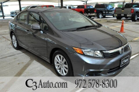 2012 Honda Civic for sale at C3Auto.com in Plano TX