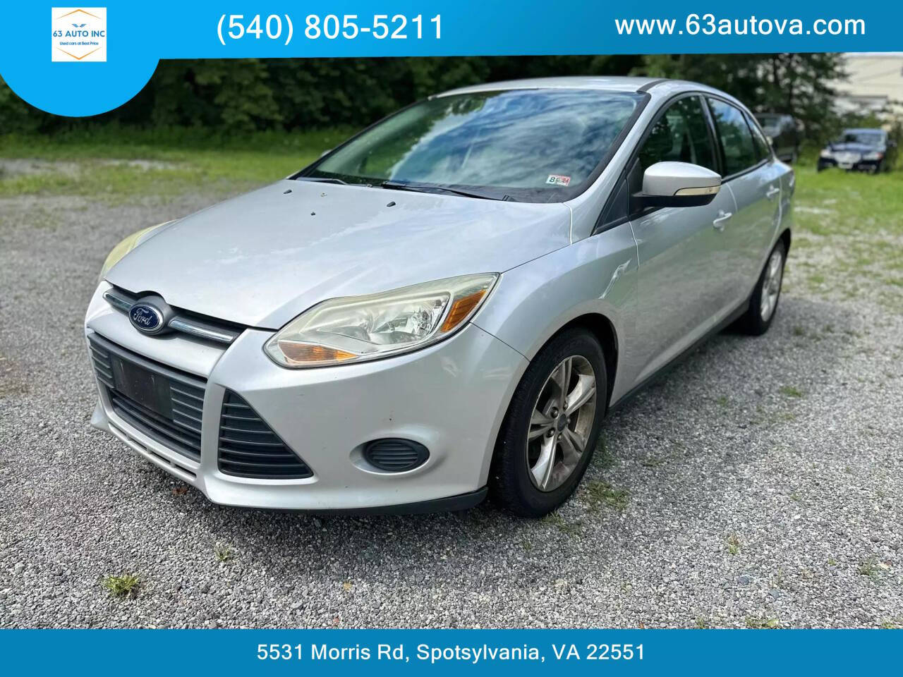 2014 Ford Focus for sale at 63 Auto Inc in Spotsylvania, VA