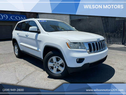 2013 Jeep Grand Cherokee for sale at WILSON MOTORS in Stockton CA