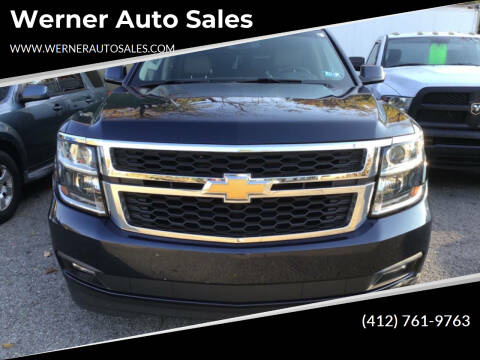 2018 Chevrolet Tahoe for sale at Werner Auto Sales in Pittsburgh PA