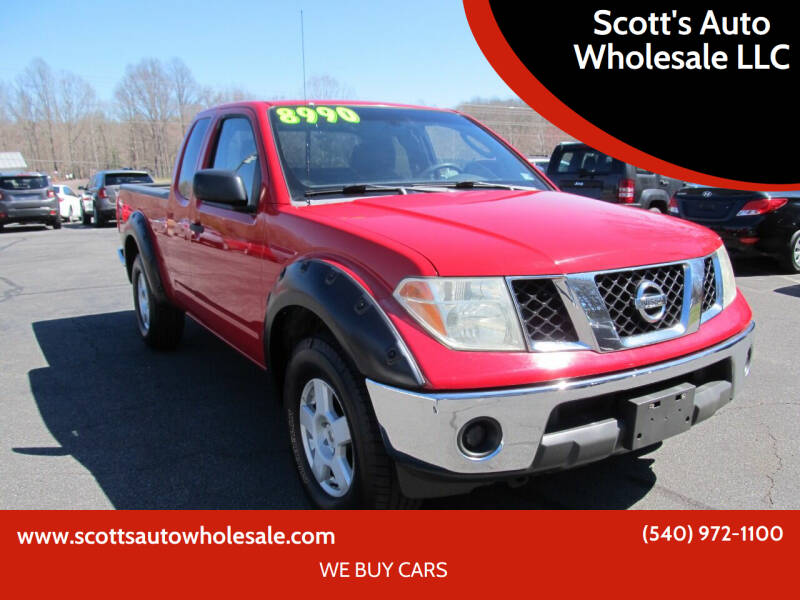 2006 Nissan Frontier for sale at Scott's Auto Wholesale LLC in Locust Grove VA