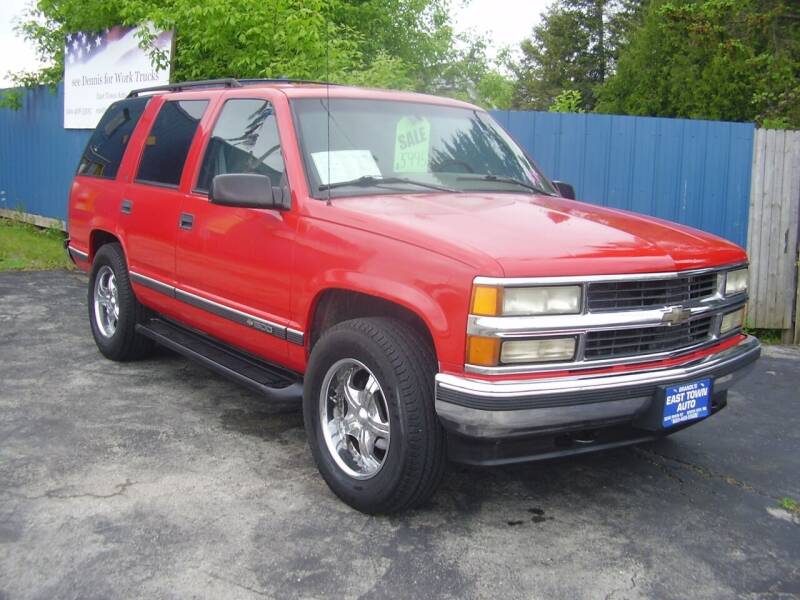 1996 Chevrolet Tahoe for sale at East Town Auto in Green Bay WI