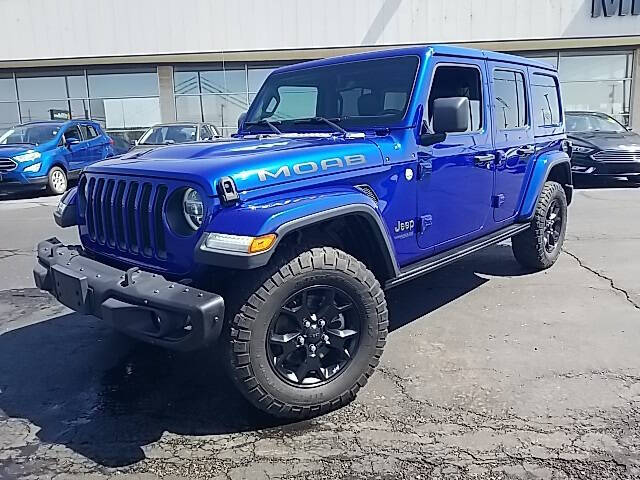 Used 2019 Jeep Wrangler Unlimited Moab with VIN 1C4HJXEG4KW532317 for sale in Bellefontaine, OH