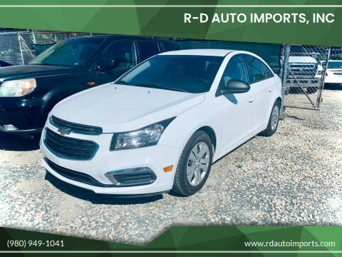2016 Chevrolet Cruze Limited for sale at R-D AUTO IMPORTS, Inc in Charlotte NC