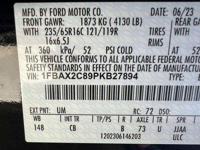2023 Ford Transit