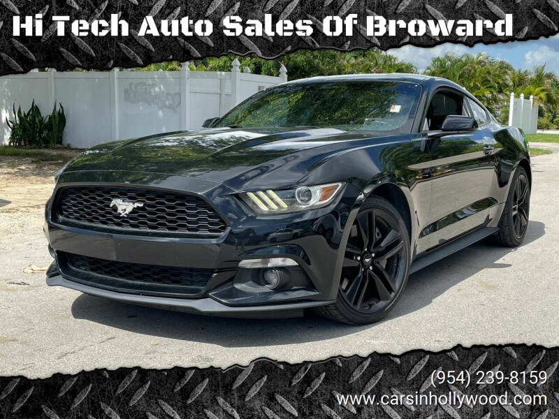 2015 Ford Mustang for sale at Hi Tech Auto Sales Of Broward in Hollywood FL