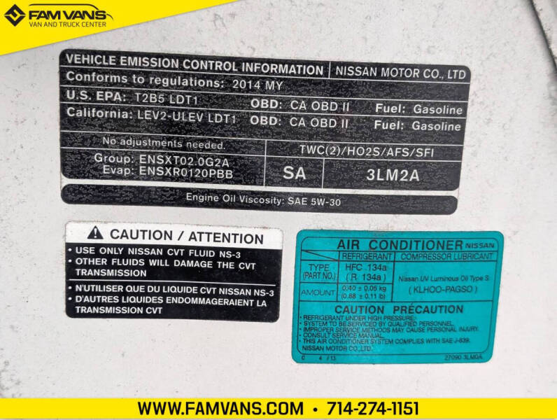 2014 Nissan NV200