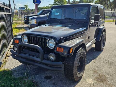 2004 Jeep Wrangler for sale at AUTO VALUE FINANCE INC in Houston TX