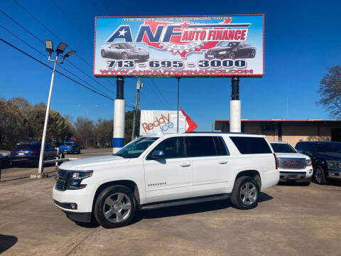 2018 Chevrolet Suburban for sale at ANF AUTO FINANCE in Houston TX