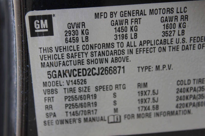 2012 Buick Enclave Leather