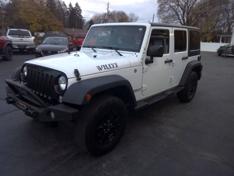 2017 Jeep Wrangler Unlimited for sale at Petillo Motors in Old Forge PA