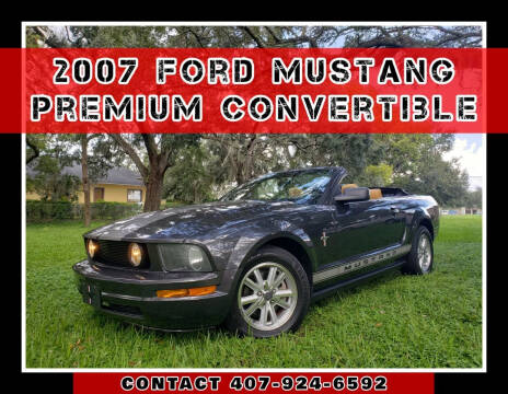 2007 Ford Mustang for sale at AFFORDABLE ONE LLC in Orlando FL