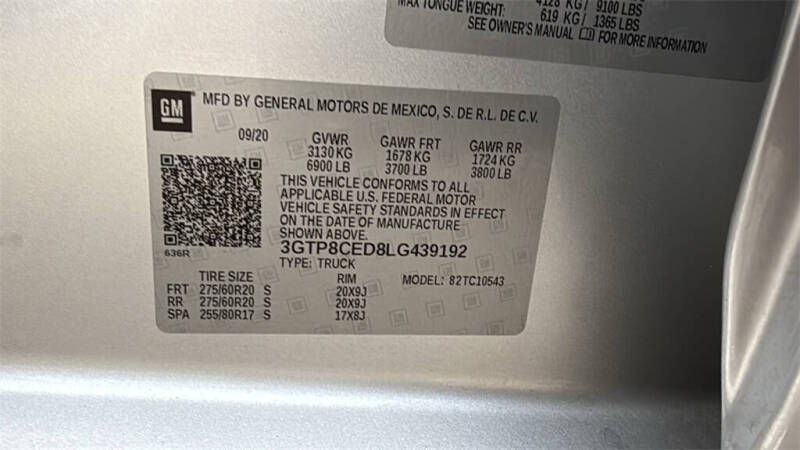 2020 GMC Sierra 1500