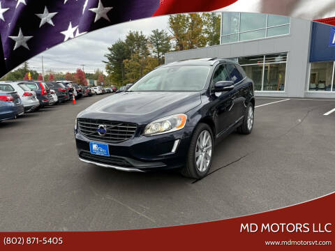 2017 Volvo XC60 for sale at MD Motors LLC in Williston VT