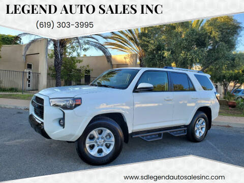 2023 Toyota 4Runner for sale at Legend Auto Sales Inc in Lemon Grove CA