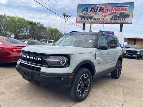 2021 Ford Bronco Sport for sale at ANF AUTO FINANCE in Houston TX