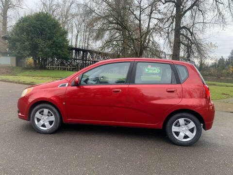 2009 Chevrolet Aveo for sale at M AND S CAR SALES LLC in Independence OR