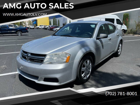 2012 Dodge Avenger for sale at AMG AUTO SALES in Las Vegas NV
