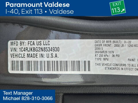 2022 Jeep Grand Cherokee L Limited