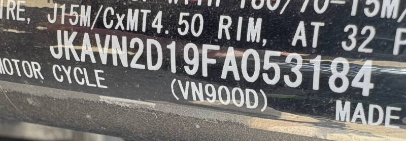 2015 Kawasaki Vulcan