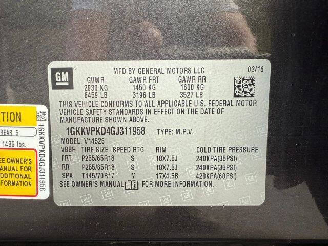 2016 GMC Acadia SLE-2