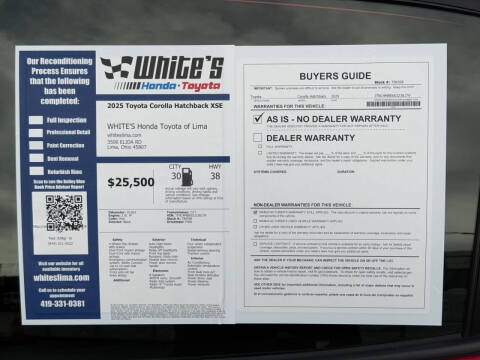 2025 Toyota Corolla Hatchback XSE