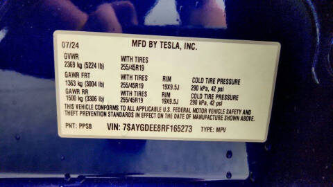 2024 Tesla Model Y Long Range