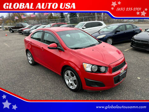 2012 Chevrolet Sonic for sale at GLOBAL AUTO USA in Saint Paul MN