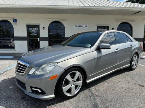 2010 Mercedes-Benz E-Class for sale at Supreme Motor Sports in North Fort Myers FL