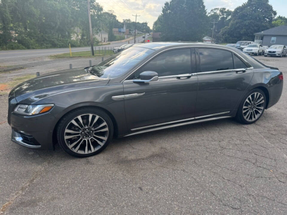 2019 Lincoln Continental for sale at JNF Motors in Mount Holly, NC