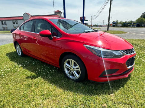 2016 Chevrolet Cruze for sale at Greenville Motor Company in Greenville NC