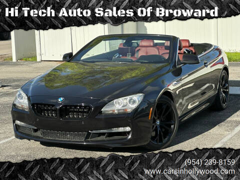 2013 BMW 6 Series for sale at Hi Tech Auto Sales Of Broward in Hollywood FL
