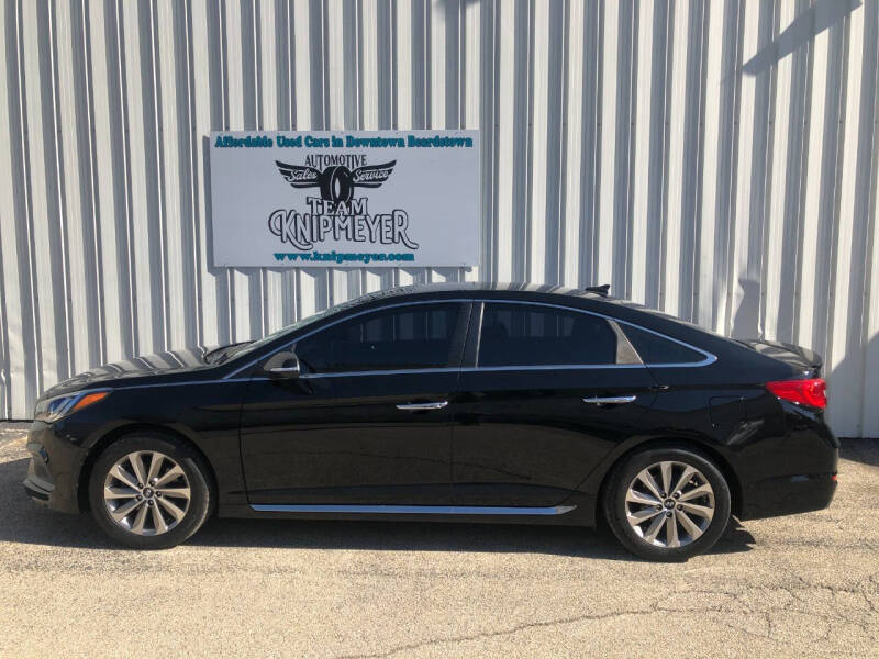 Used 2017 Hyundai Sonata Sport with VIN 5NPE34AF1HH467918 for sale in Beardstown, IL