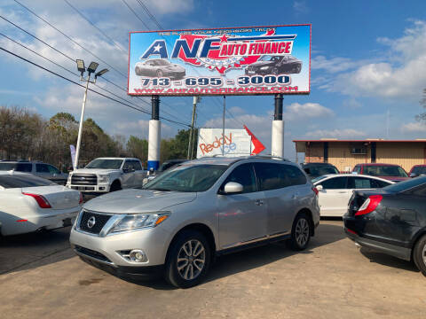 2014 Nissan Pathfinder for sale at ANF AUTO FINANCE in Houston TX